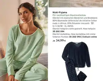 Tchibo Eduscho Nicki-Pyjama Angebot