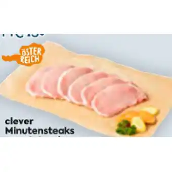 Billa Minutensteak vom Schwein BILLA Angebot