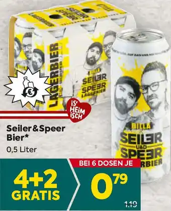 Billa Seiler & speer bier Angebot
