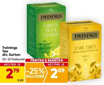 Billa Twinings tee Angebot