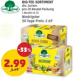 PENNY Bio-Tee-Sortiment Angebot