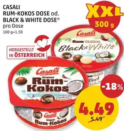 PENNY Rum-Kokos Dose od. Black & White Dose Angebot