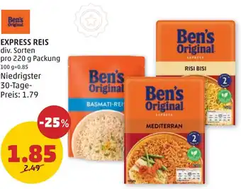 PENNY Express Reis Angebot