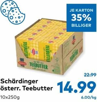T&G Schärdinger Österr. Teebutter 10x250g Angebot