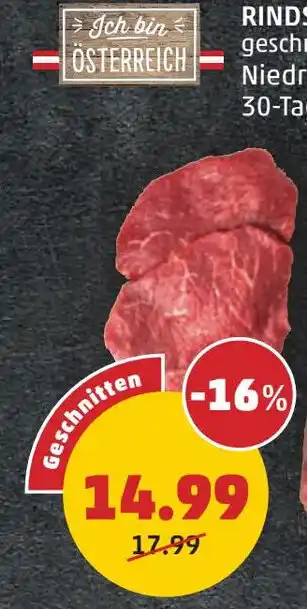 PENNY Rindsschnitzelfleisch geschnitten Penny Angebot