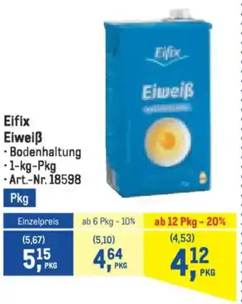 Metro Eifix eiweiß Angebot