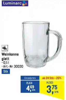 Metro Weinkanne Angebot