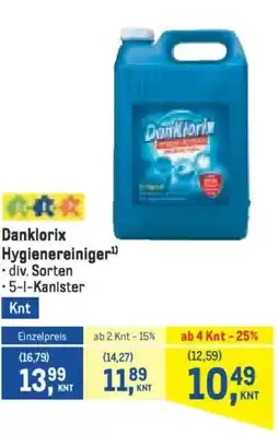 Metro Danklorix hygienereiniger Angebot
