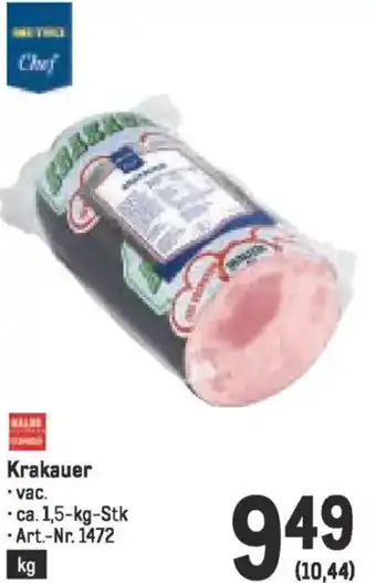 Metro Krakauer Angebot