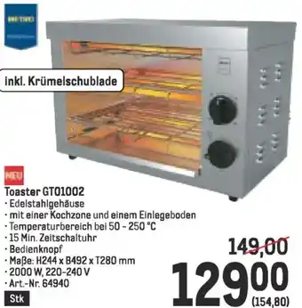 Metro Toaster GT01002 Angebot