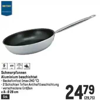 Metro Schmorpfannen aluminium beschichtet Angebot