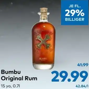 T&G Bumbu Original Rum 15yo Angebot