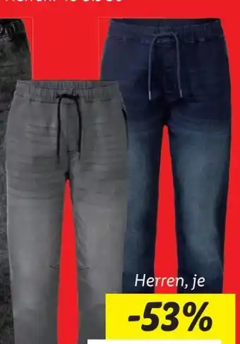 Lidl Herren Denim-Joggers Angebot