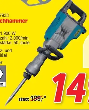 Zgonc Abbruchhammer 1900 Angebot