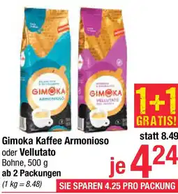 Maximarkt Gimoka Kaffee Armonioso oder Vellutato Angebot