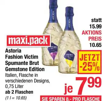 Maximarkt Astoria Fashion Victim Spumante Brut Gemstone Edition Angebot