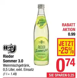 Maximarkt Rieder Sommer 3.0 Angebot