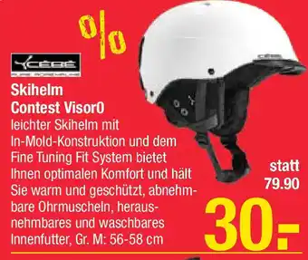 Maximarkt Skihelm Contest Visor0 Angebot