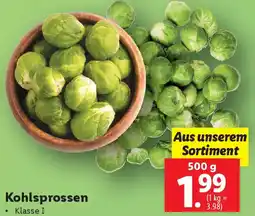 Lidl Kohlsprossen Angebot