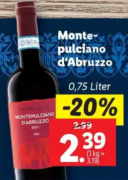 Lidl Monte- pulciano d'Abruzzo Angebot