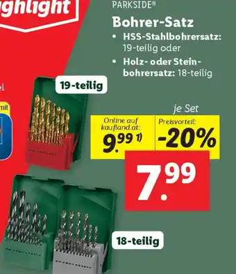 Lidl Bohrer-Satz Angebot