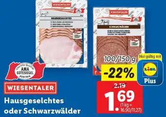 Lidl Hausgeselchtes oder Schwarzwälder Angebot