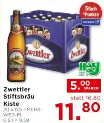 Unimarkt Zwettler Stiftsbräu Kiste Angebot