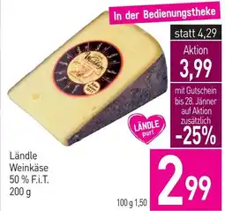 Sutterlüty Ländle Weinkäse Angebot