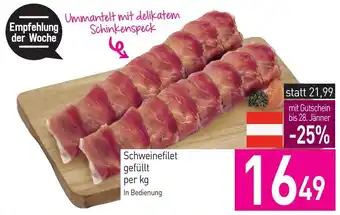 Sutterlüty Schweinefilet gefüllt Angebot