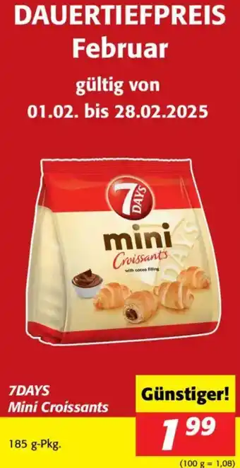 Nah&Frisch 7DAYS Mini Croissants Angebot