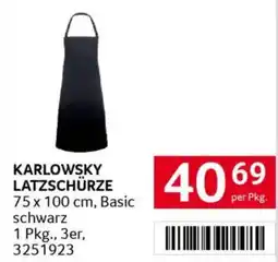 Transgourmet Karlowsky latzschürze Angebot