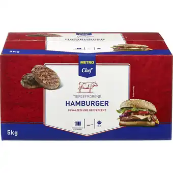 Metro Rinder Hamburger, Preisangabe ohne MwSt. (Preis inkl. MwSt. 43,99 €), METRO Angebot