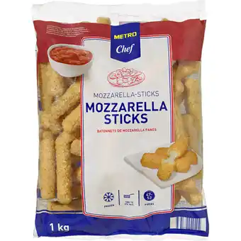 Metro Mozzarella Sticks, Preisangabe ohne MwSt. (Preis inkl. MwSt. 10,99 €), METRO Angebot