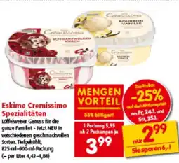 Interspar Eskimo Cremissimo Spezialitäten Angebot