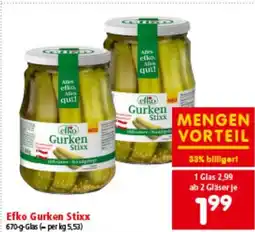 Interspar Efko Gurken Stixx Angebot