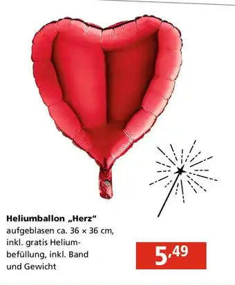 Pagro Diskont Heliumballon Herz Angebot