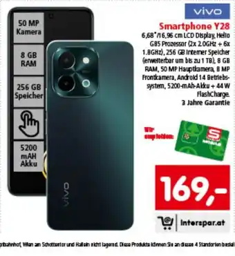 Interspar Smartphone Y28 Angebot