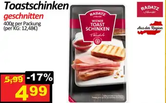 Wurstico Toastschinken geschnitten Angebot