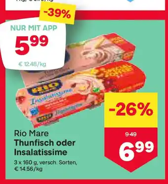 MPreis Thunfisch oder Insalatissime Angebot