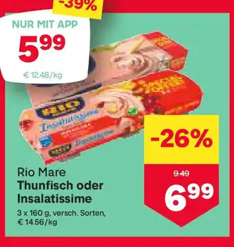 MPreis Thunfisch oder Insalatissime Angebot