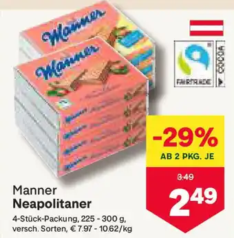 MPreis Manner Neapolitaner Angebot