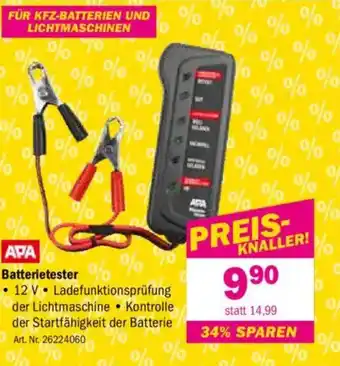 Forstinger Batterietester Angebot