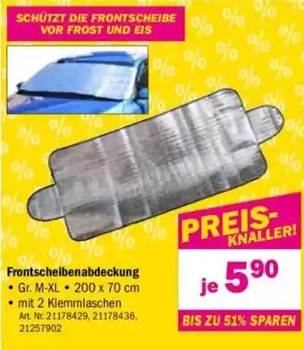 Forstinger Frontscheibenabdeckung Angebot