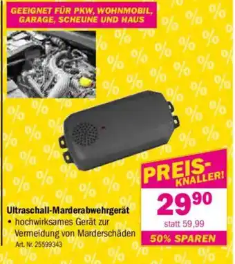 Forstinger Ultraschall Marderabwehrgerät Angebot