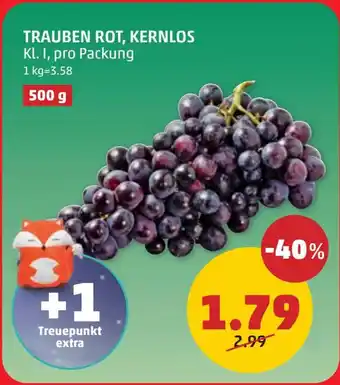 PENNY TRAUBEN ROT, KERNLOS Angebot