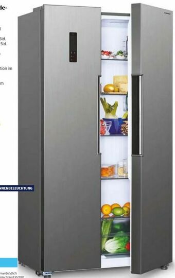 Hofer Side-by-Side Kühlschrank Angebot
