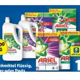 Lidl Waschmittel flüssig, Pulver oder Pods Lidl APP Preis Angebot