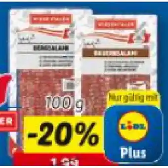 Lidl Bauern- oder Bergsalami Lidl APP Preis Angebot