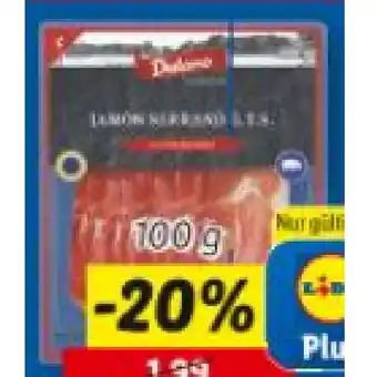 Lidl Jamon Serrano G.T.S Lidl APP Preis Angebot