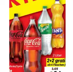 Lidl ZeroFanta/Sprite Limonade versch. Sorten Lidl Angebot